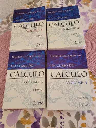 Coleção Guidoririzzi - 4 livros de Cálculo- Volume 1, 2, 3 e 4