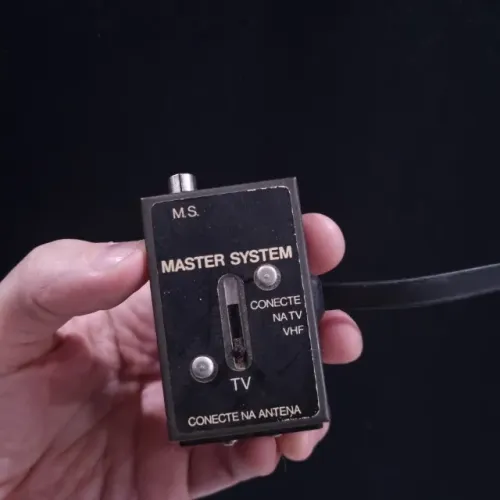 CAIXA DE RF ORIGINAL DO MASTER SYSTEM DE 1988 - ITEM DE COLEÇÃO - VALORIZE O SEU CONSOLE