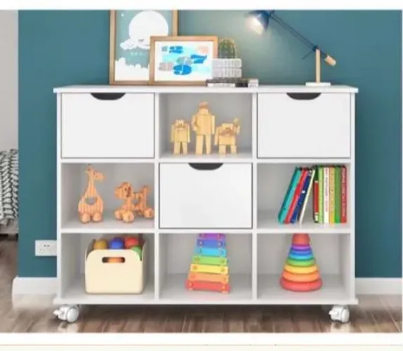 Nicho organizador com 3 gavetas