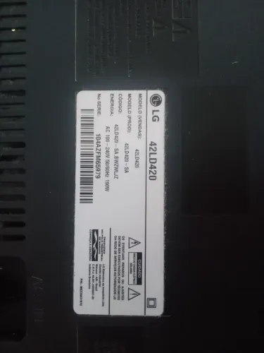 Televisão LG 42 polegadas não e smart