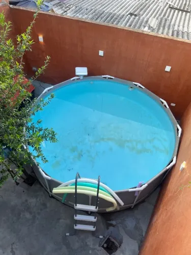 ? Piscina Intex 8.538 Litros Completa - Bomba 5.678 L/h + Cascata LED + Tampa Nova na 