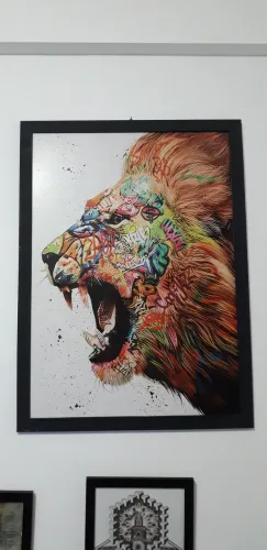 Quadro Leão Style