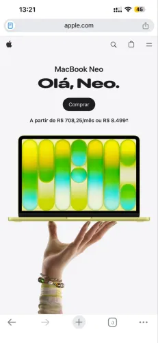 MacBook neo lacrado
