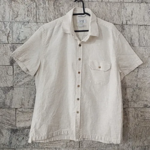 Camisa Linho Luidgi Specciale Classic Fit Novíssima