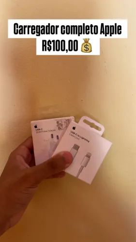 Carregador Apple completo