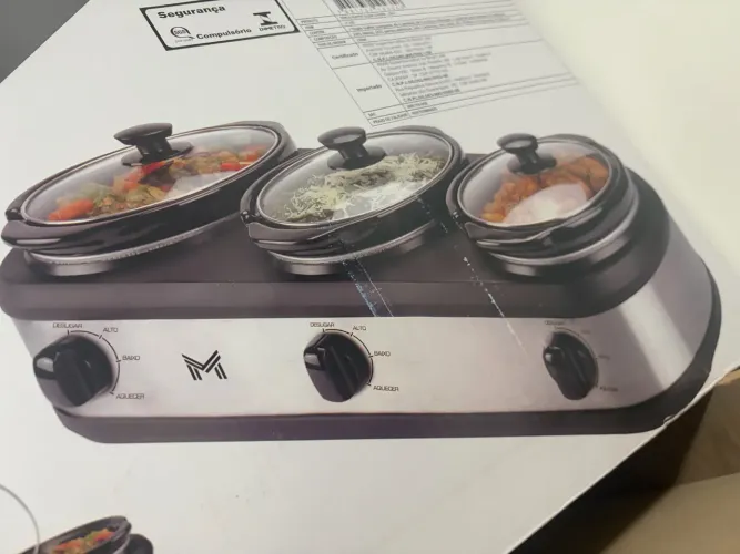 Vendo triplo buffet, novo na caixa!!!! Nunca usado!