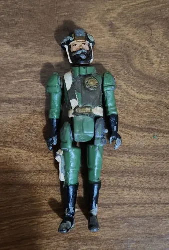Boneco de Chumbo Chefe de Segurança Star Wars Model Trem Anos 70