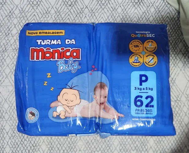 Fralda Turma da Mônica