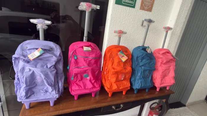 Mochila Escolar De Carrinho
