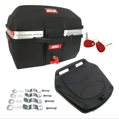 Baú bauleto Givi Monoclok 27L novo completo novo na caixa