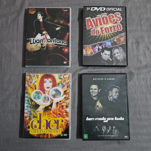 Dvd - Luan Santana, Aviões do Forró, Cher,  Matheus e Kauan 
