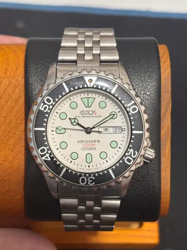 Raro Citizen OXY Air Diver?s 200M JDM - 1993 - Vintage Japonês
