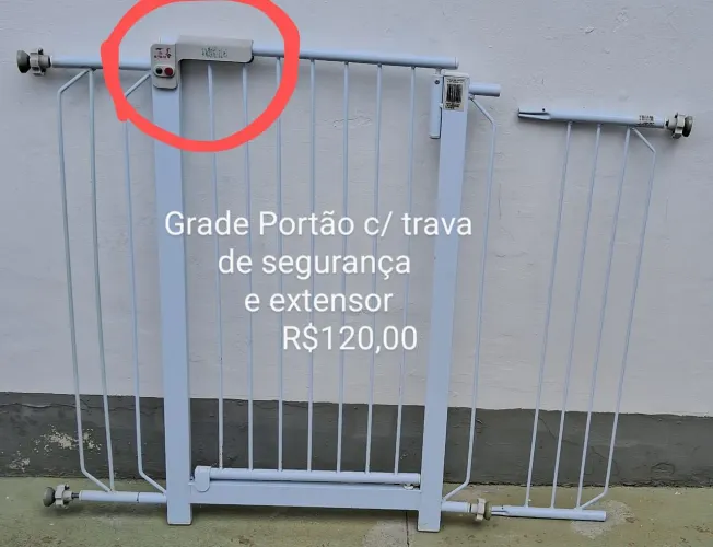 Portão de segurança para criança e pet