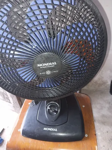 Ventilador mondial 30 cm funcionando perfeitamente silêncio