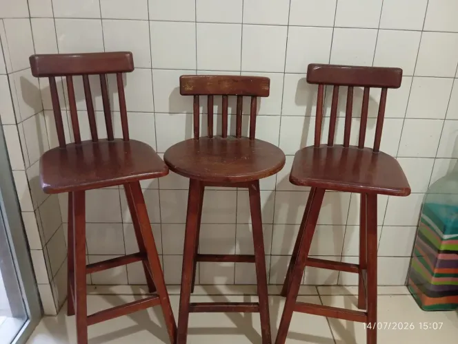 3 banquetas para vender logo