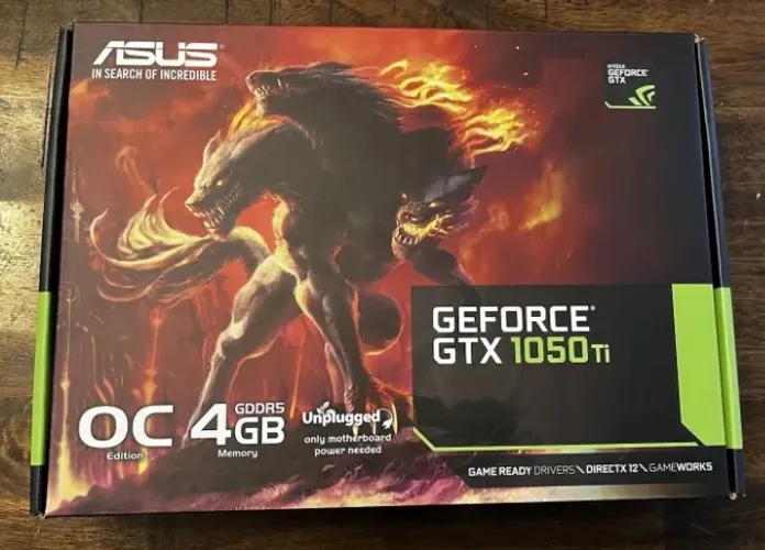 GTX 1050 Ti 4GB - ASUS CERBERUS