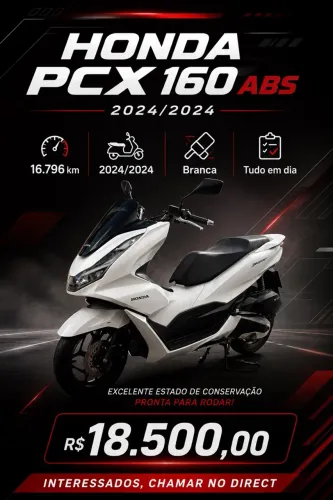 Honda PCX 160 ABS 2024/2024 Branca