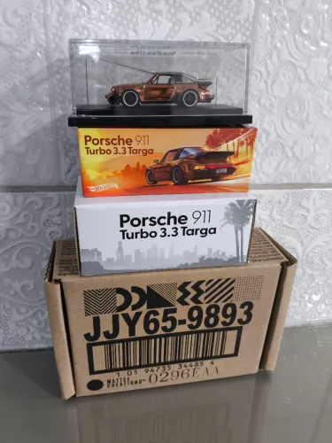 Hot Wheels RLC Exclusivo 1988 '88 Porsche 911 Turbo 3.3 Targa Bronze JJY65