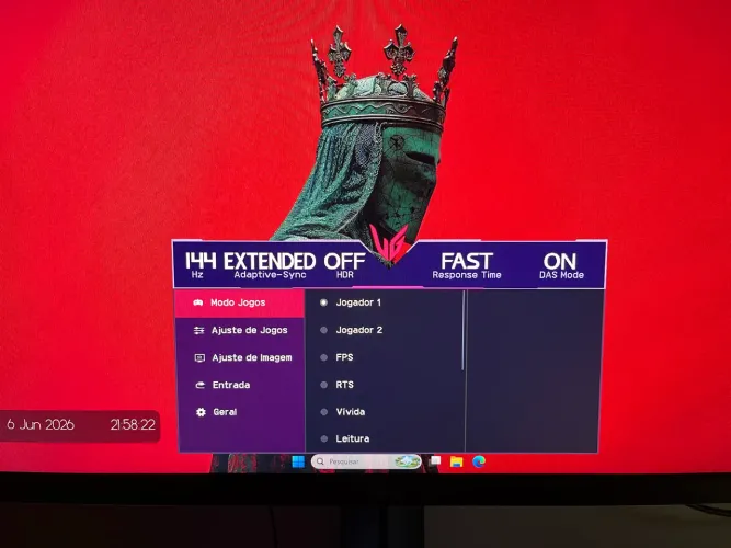 Monitor Gamer LG UltraGear 27GN65R-B IPS 144Hz 1ms Full HD