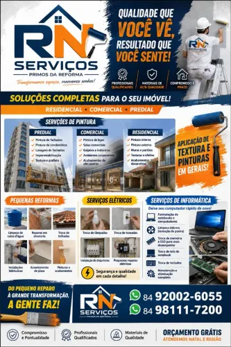 RN serviços de pintura e pequenas reformas