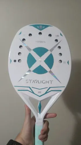 RAQUETE DE BEACH TENNIS HEROES STARLIGHT 2025 - ÓTIMO ESTADO.