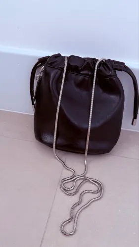 Bolsa preta saco Santa Lolla