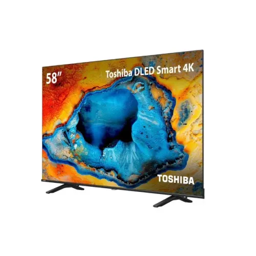 Smart TV DLED 58 4K Toshiba 58C350NS VIDAA 3 HDMI 2 USB Wi-Fi - TB031M