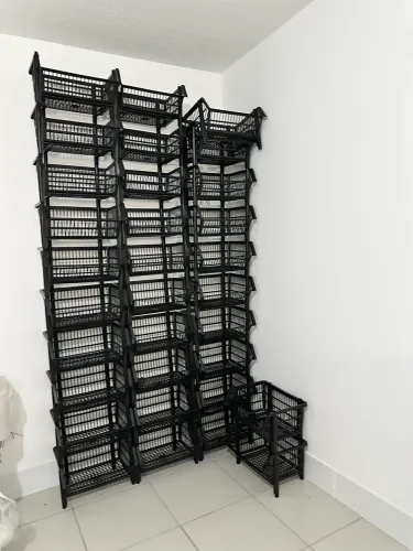 Cesto organizador expositor empilhavel