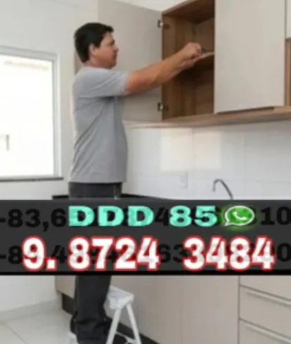 Montador de móveis especialista em montagem de guarda-roupas, armários, closet e cômodas