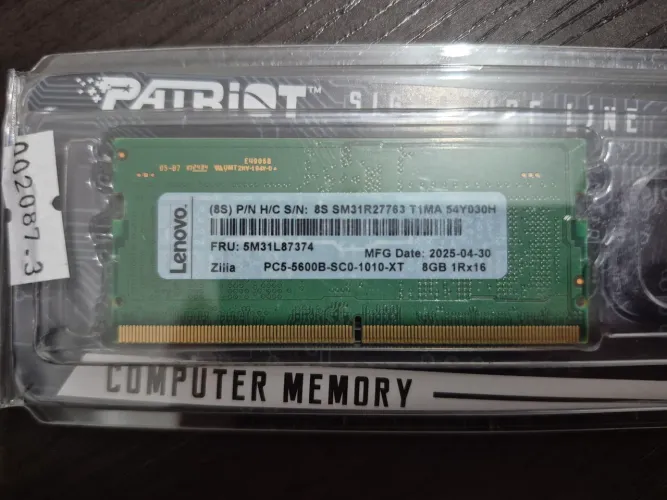 Memória RAM 8GB ddr5 notebook