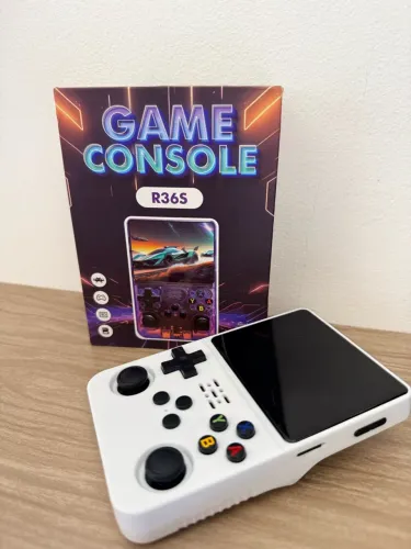 Console Portátil R36S + de 15.000 Jogos Vídeo Game 64g Linux Tela IPS 3.5 Polegadas 
