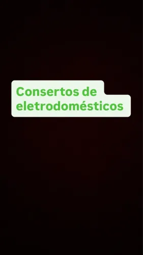 Consertos de eletrodomésticos 