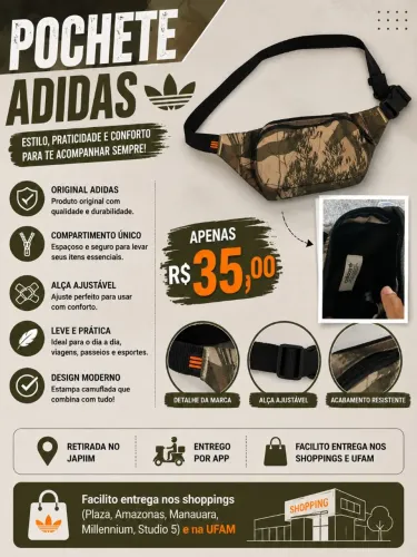 Pochete de marca 
