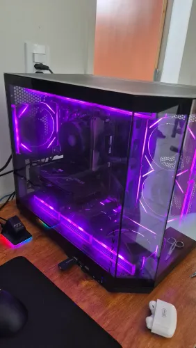 PC Gamer R5 5500 + RX 6600 (8GB) | 16GB RAM | 9 Fans | Impecável