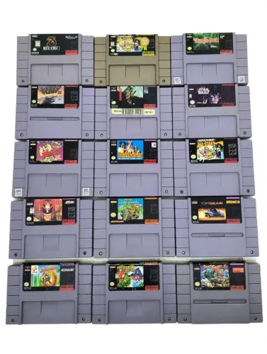Fitas originais de Super Nintendo - Preços na descrição
