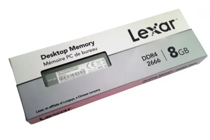 Memória RAM 8GB Lexar DDR4 - Excelente Estado