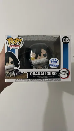 Funko Obanai Iguro 1395 Demon Slayer Selo FunkoShop Original e com caixa
