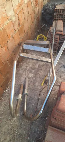 Escada para piscina aluminio