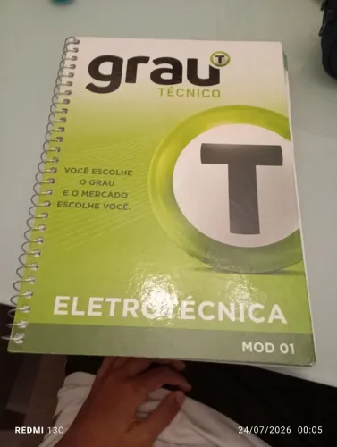 Livro de Eletrotécnica módulo 01 Grau técnico