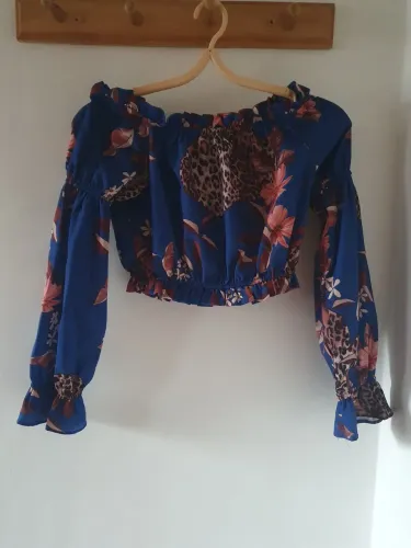 Blusa cropped ciganinha