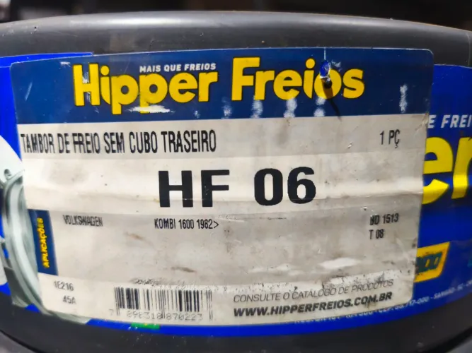 Tambor freio Kombi novos 