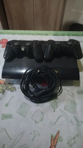 Playstation 3 slim desbloqueado + 5 jogos 