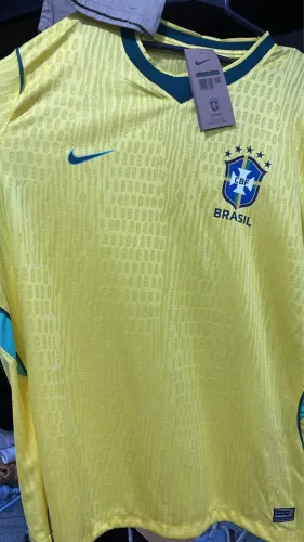 Camisa do Brasil malha chilena