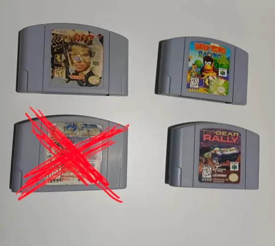 Jogos Nintendo 64 lote com 3 cartuchos