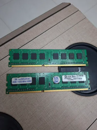 Memória RAM ddr3 4gb 1333mhz e 2gb 1333mhz