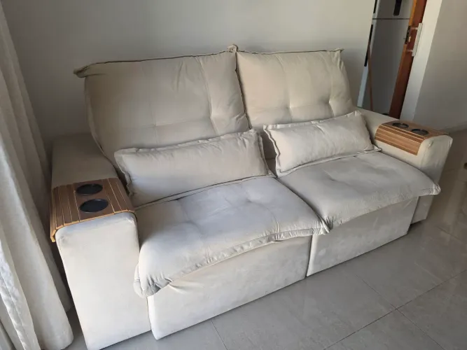 Sofá retrátil 2 módulos 2,10 largura