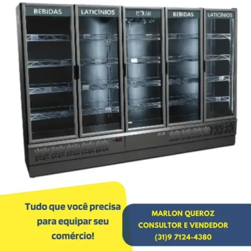 Freezer Refrigerador Expositor 5 Portas Polar Novo