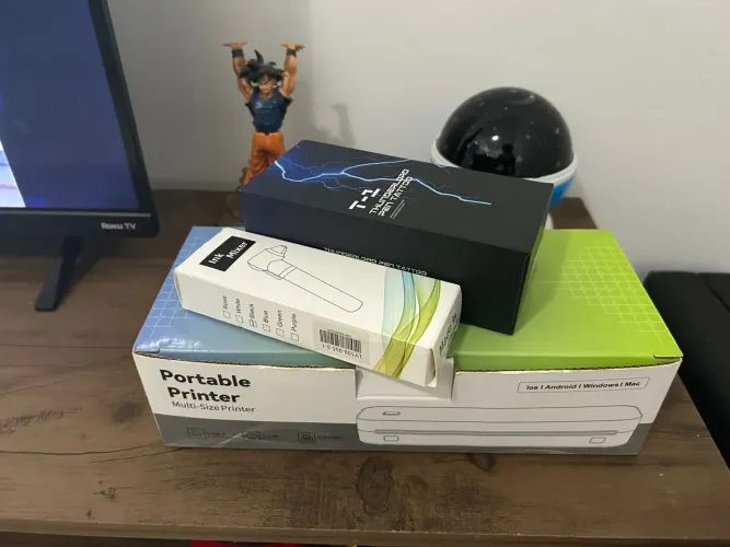 Kit tattoo, Máquina T1Thunderlord pen+Impressora termica Multi-Size Printer+Brinde mixer 