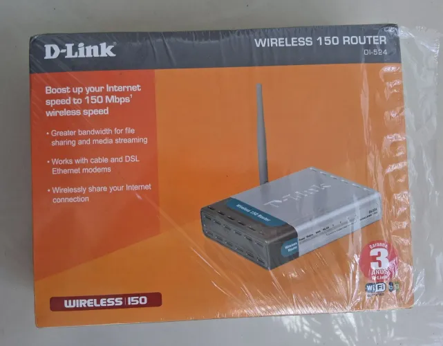 ROTEADOR D-LINK WIRELESS  150 ROUTER DI-524