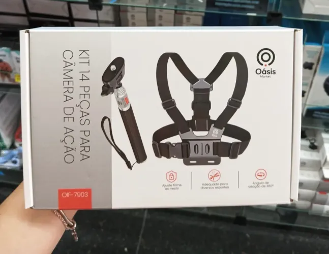 Kt peças para câmera de ação